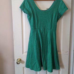 Anthropologie Maeve Green dress